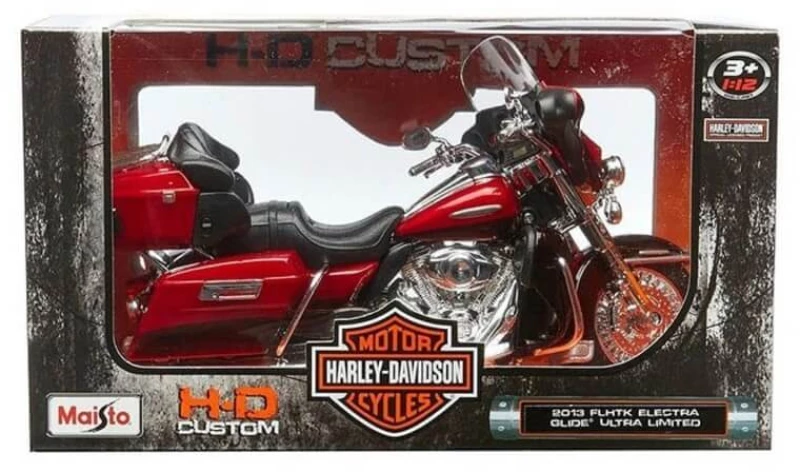 Maisto 1:12 Μηχανή Harley Davidson - 2013 FLHTK Electra Glide (32323)