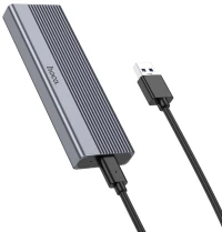 HOCO HB47 M.2 ΝVMe SSD ΘΗΚΗ ΓΙΑ ΣΚΛΗΡΟ ΔΙΣΚΟ  USB3.1  ΓΚΡΙ