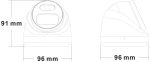 LONGSE υβριδική κάμερα CMSBHTC500FKE  2.8mm  5MP  IP67  AOC  IR έως 25m