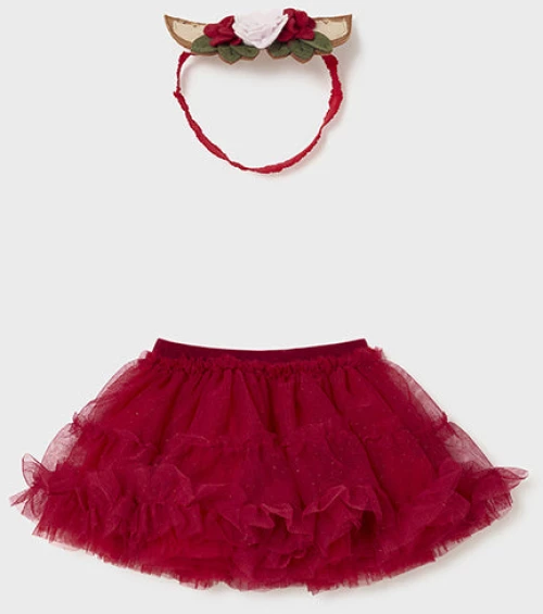 Φούστα στέκα σετ (AW25) 2803 κόκκινο