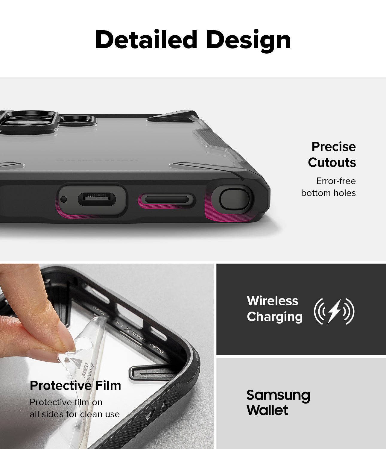 RINGKE FUSION X-SAMSUNG GALAXY S25 ULTRA BLACK