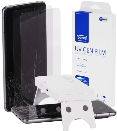 WHITESTONE DOME UV GEN FILM 2-PACK GOOGLE PIXEL 8 PRO CLEAR