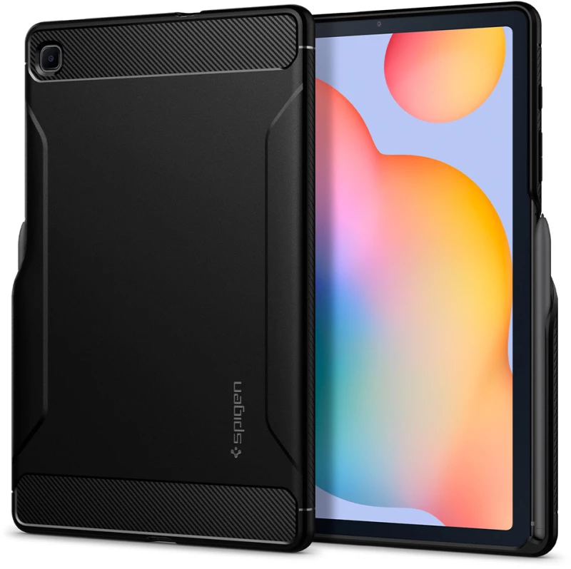 Spigen Rugged Armor Black-Samsung Galaxy Tab S6 Lite (ACS01284)