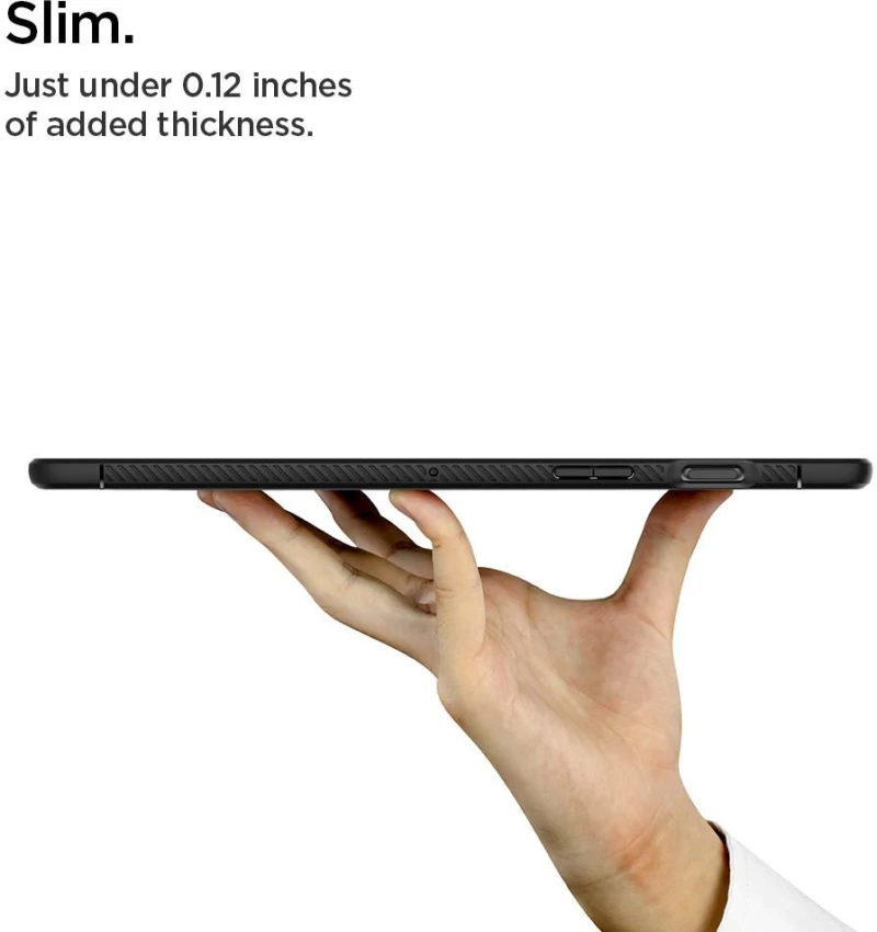 Spigen Rugged Armor Black-Samsung Galaxy Tab S6 Lite (ACS01284)
