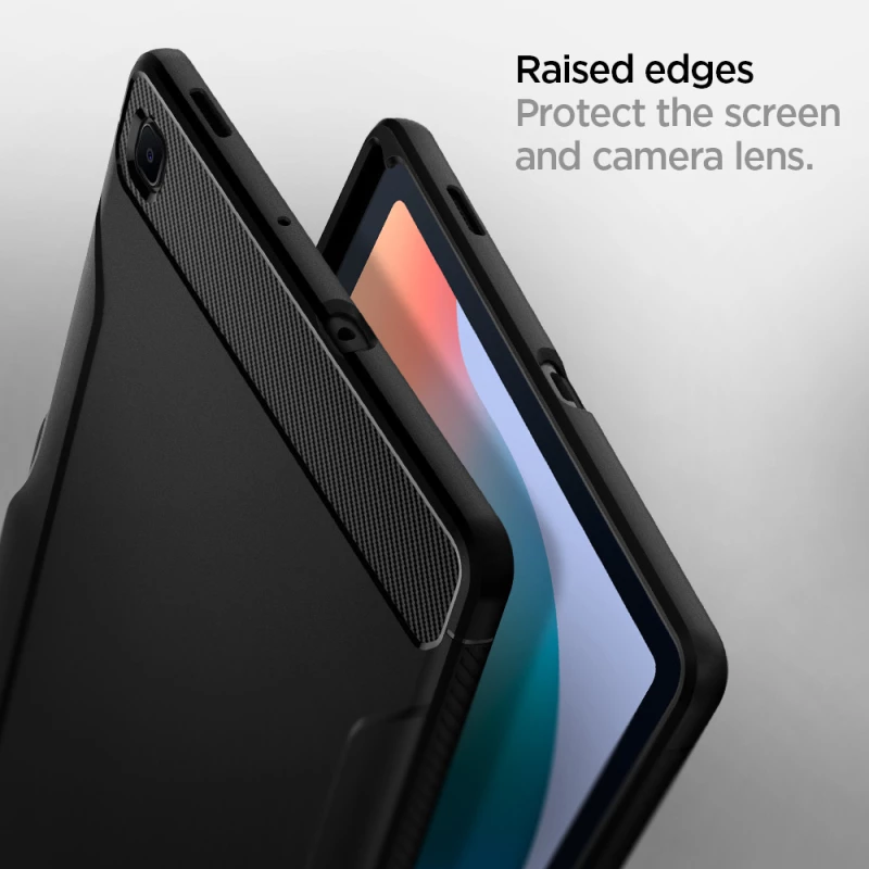 Spigen Rugged Armor Black-Samsung Galaxy Tab S6 Lite (ACS01284)