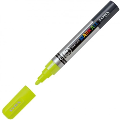 Lyra Graduate Mark All ανεξίτηλος μαρκαδόρος Νο304 2mm neon κίτρινο L6820304