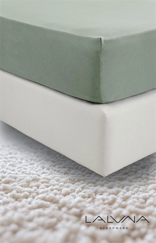 Κατωσέντονο Jersey La Luna Cool Khaki - 180x200