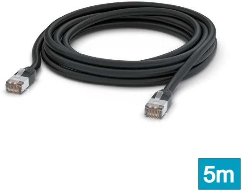 UACC-Cable-Patch-Outdoor-5M-BK Patch Cable Outdoor STP 5m Cat5e Μαύρο