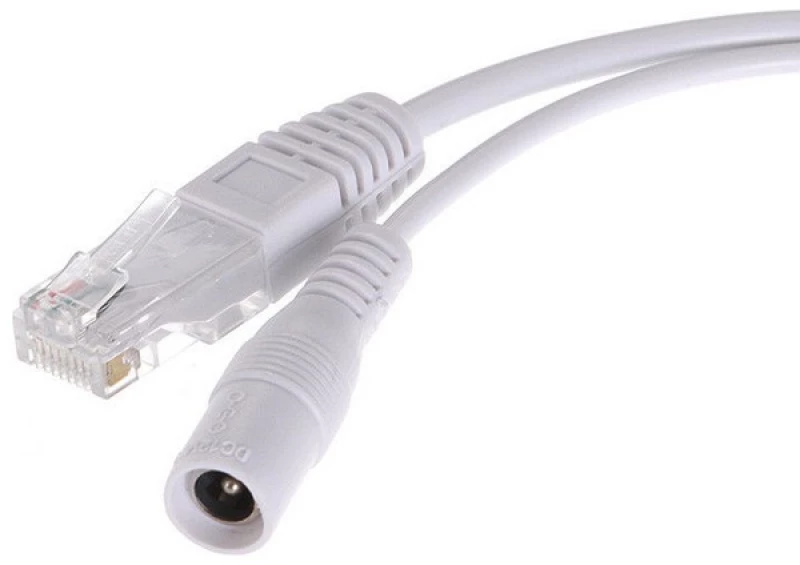 EZ-POEPPW1, 10/100M Παθητικό PoE Injector + Splitter Ζεύγος, Cat5 - Λευκό