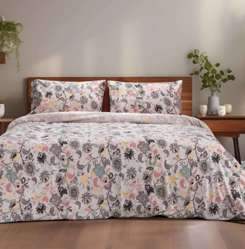 Σετ Σεντόνια King Size (270x260) SPRIGS βαμβακερά Madi