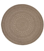 Χαλί 4Season Ψάθα Στρογγυλό 240x240 Avanos 8871 WHITE Royal Carpet