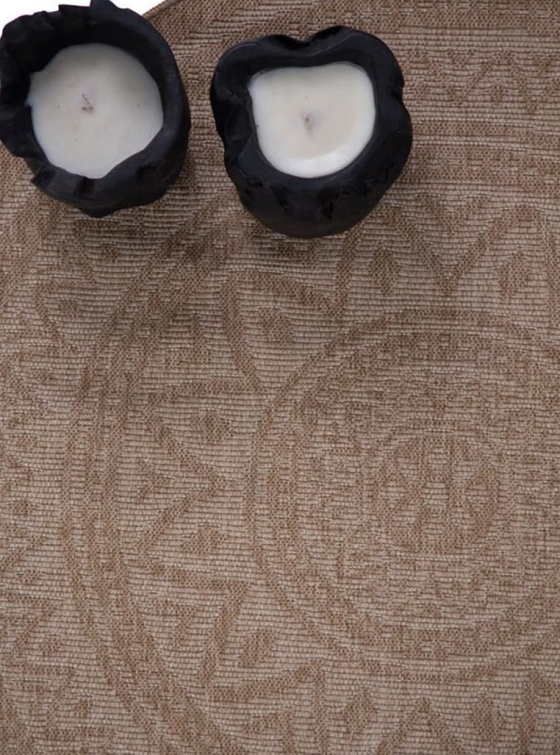 Χαλί 4Season Ψάθα Στρογγυλό 240x240 Avanos 8871 WHITE Royal Carpet