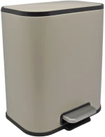 ΚΑΛΑΘΙ ΜΠΑΝΙΟΥ SOUL 5lt SOFT CLOSE ΜΕΤΑΛΛΙΚΟ TAUPE ΜΑΤ ANKOR
