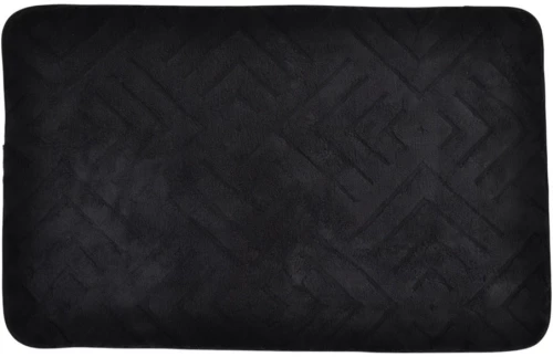 ΠΑΤΑΚΙ ΜΠΑΝΙΟΥ MEMORY FOAM ΣΕ ΜΑΥΡΟ ΧΡΩΜΑ ΜΕ PVC ΠΛΑΤΗ 50x80εκ.ANKOR
