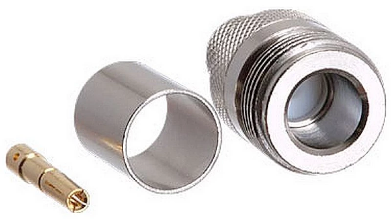 EZ-NF400, N-Type Female Crimp connector for 400, RG-8 series cable
