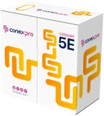 Conexpro O5EFTP, Εξωτ. Χώρου καλώδιο FTP, CAT5e, PE, 24AWG, 305m, μαύρο