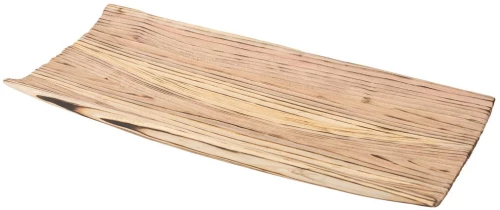 Πιατέλα σερβ.paulownia  burned φυσικό 45Χ20Χ5cm