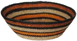 Καλάθι γιούτας χειροπ. terracotta Φ35Η12cm