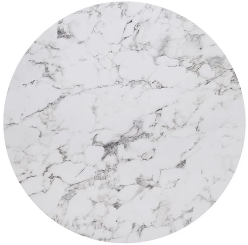 WOODWELL Ε108,421HPL (High Pressure Laminated) Επιφάνεια Τραπεζιού Απόχρωση White Marble, Εξωτερικού χώρου 80x80cm/12mm Ε108,421