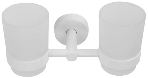 KARAG  UNO Ποτηροθήκη διπλή UNO 1855 66 Λευκή ματ KARAG KARAG-3800201585149