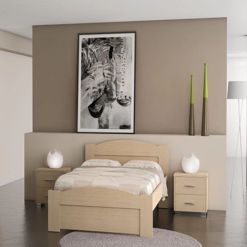 Κρεβάτι Νο. 49 Wave 190x140 Oak  SARRIS812319