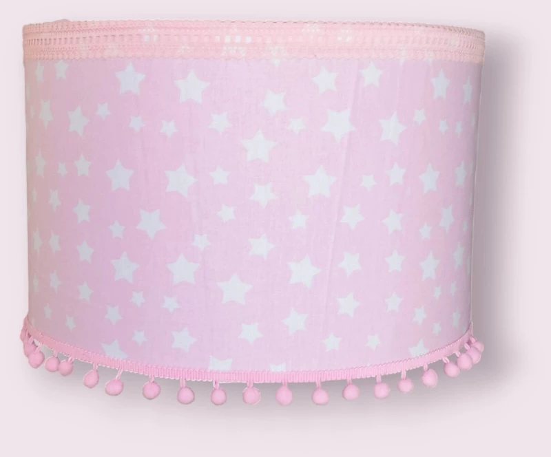 Φωτιστικό δαπεδου οροφής pink stars pon pon base Διαστάσεις 1.65*35*20 Ε27