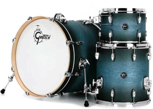 Gretsch Renown Maple 2016, 3-piece Set, 22" Bass - Satin Antique Blue Burst