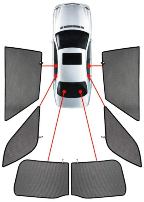 CarShades ΚΟΥΡΤΙΝΑΚΙΑ ΜΑΡΚΕ CAR SHADES ΓΙΑ BMW X3 F25 5D 2010>  - 6 ΤΕΜ. PVC.BMW-X3-5-B