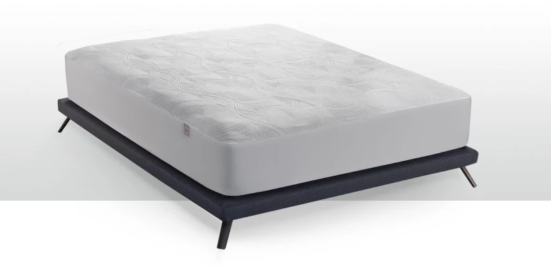 Linea Strom Epoques Cool White Προστατευτικό κάλυμμα στρώματος με ίνες sensice & λάστιχο (101-110)x200cm