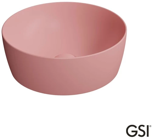 GSI Sand Επικαθήμενος Νιπτήρας Πορσελάνης Φ40 Blush