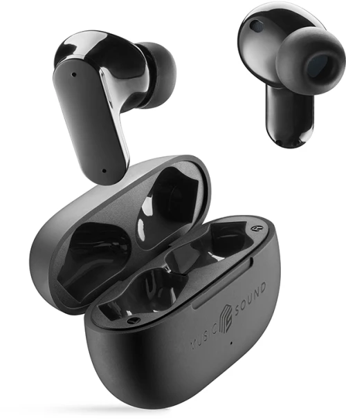 CELLULAR LINE 475672 Music Sound Shield Bluetooth Ακουστικά TWS με Θήκη Φόρτισης Μαύρα