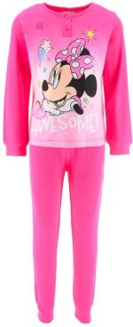Πυτζάμα κορίτσι Minnie mouse "I am awesome" φούξια