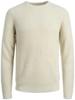 Πουλόβερ "Crew neck" μπεζ