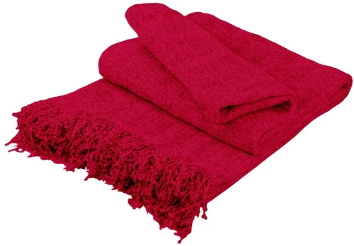 Ριχτάρι Σενίλ Fuchsia Μονοθέσιο 180x180εκ.