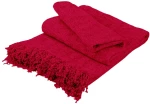 Ριχτάρι Σενίλ Fuchsia Μονοθέσιο 180x180εκ.