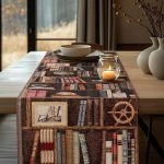 479669 BEAUTY HOME ΡΑΝΝΕΡ ΣΤΟΦΑ ΒΙΒΛΙΟΘΗΚΗ 34 CM X 1,5 M