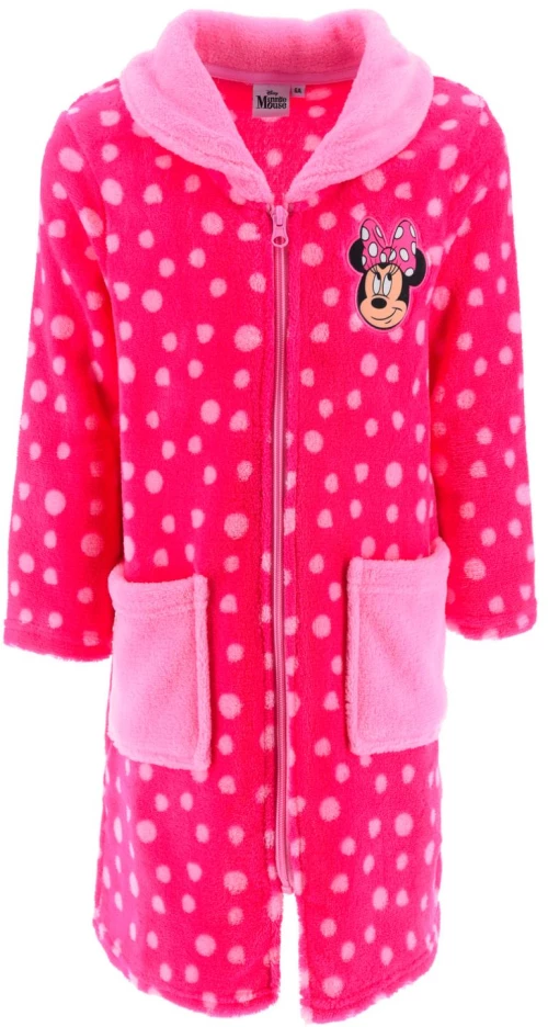 Ρόμπα φλις κορίτσι "Minnie Mouse" φούξια