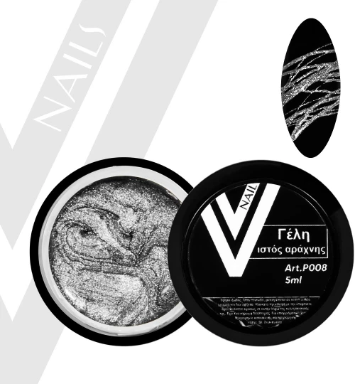 Spider Gel Silver P008