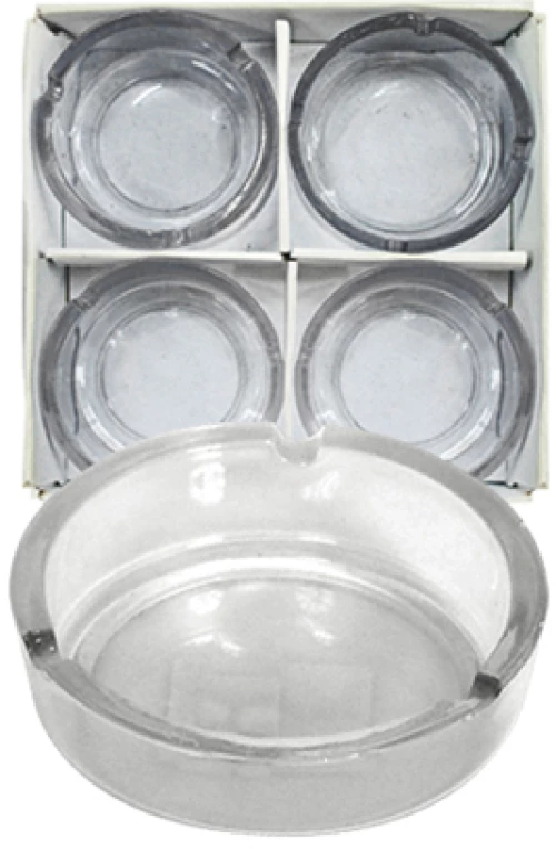 Τασάκι Γυάλινο Διαφανές 11cm