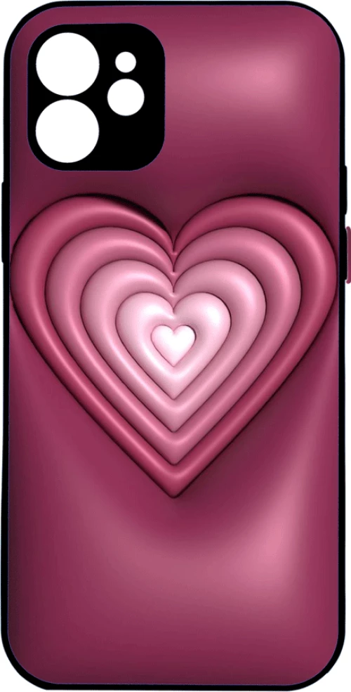 Hearts pink IPhone 12 Pro