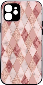 Marble pink rhombus Redmi 12C