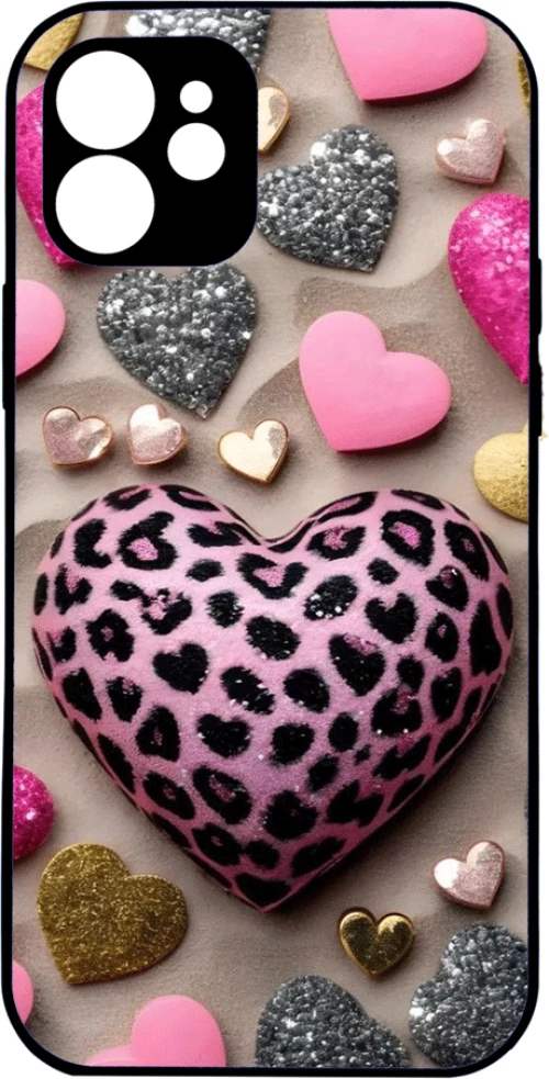 Leopard Heart Samsung Galaxy A55 5G