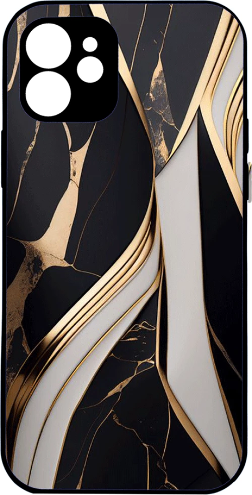 Marble black-gold-white desing 1 Samsung Galaxy S24 FE
