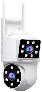 SRIHOME PTZ IP CAMERA 4MP DUAL LENS WIFI PANORAMIC MONITORING
