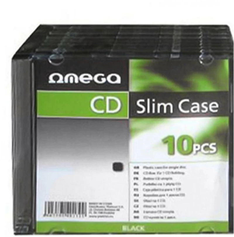 OMEGA SLIM CASE BLACK 10PCS