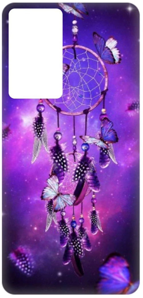 Dream Catcher Silicone case Θήκη για Xiaomi Redmi Note 10 / 10S purple