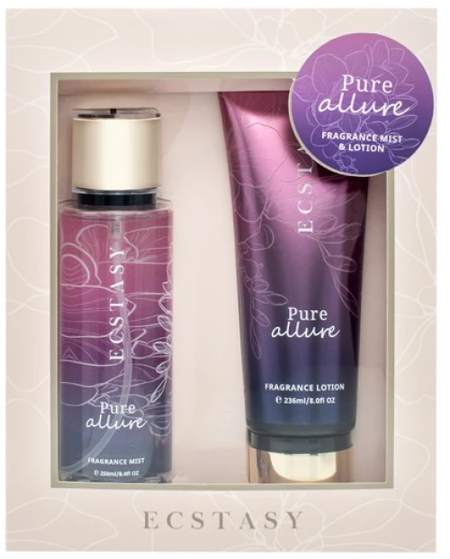 Ecstasy Set Pure Allure Body Cream 236ml & Body Mist 250ml