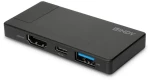 USB Hub LINDY 43336 Μαύρο