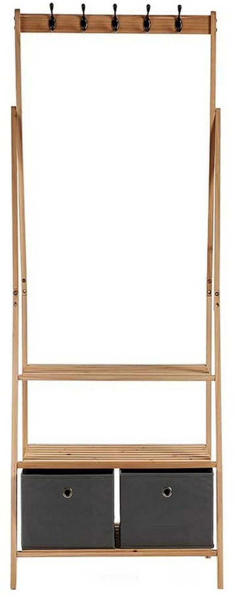 Καλόγερος Kipit MH194001H Καφέ Γκρι Ξύλο 40,5 x 175 x 67 cm