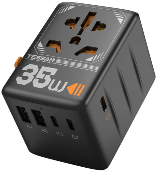 TESSAN TS-WTA02 Travel Adapter